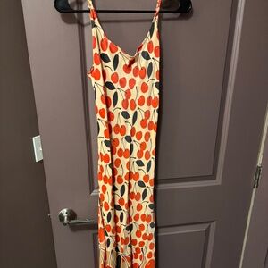 Conditions apply cherry printed slip dress